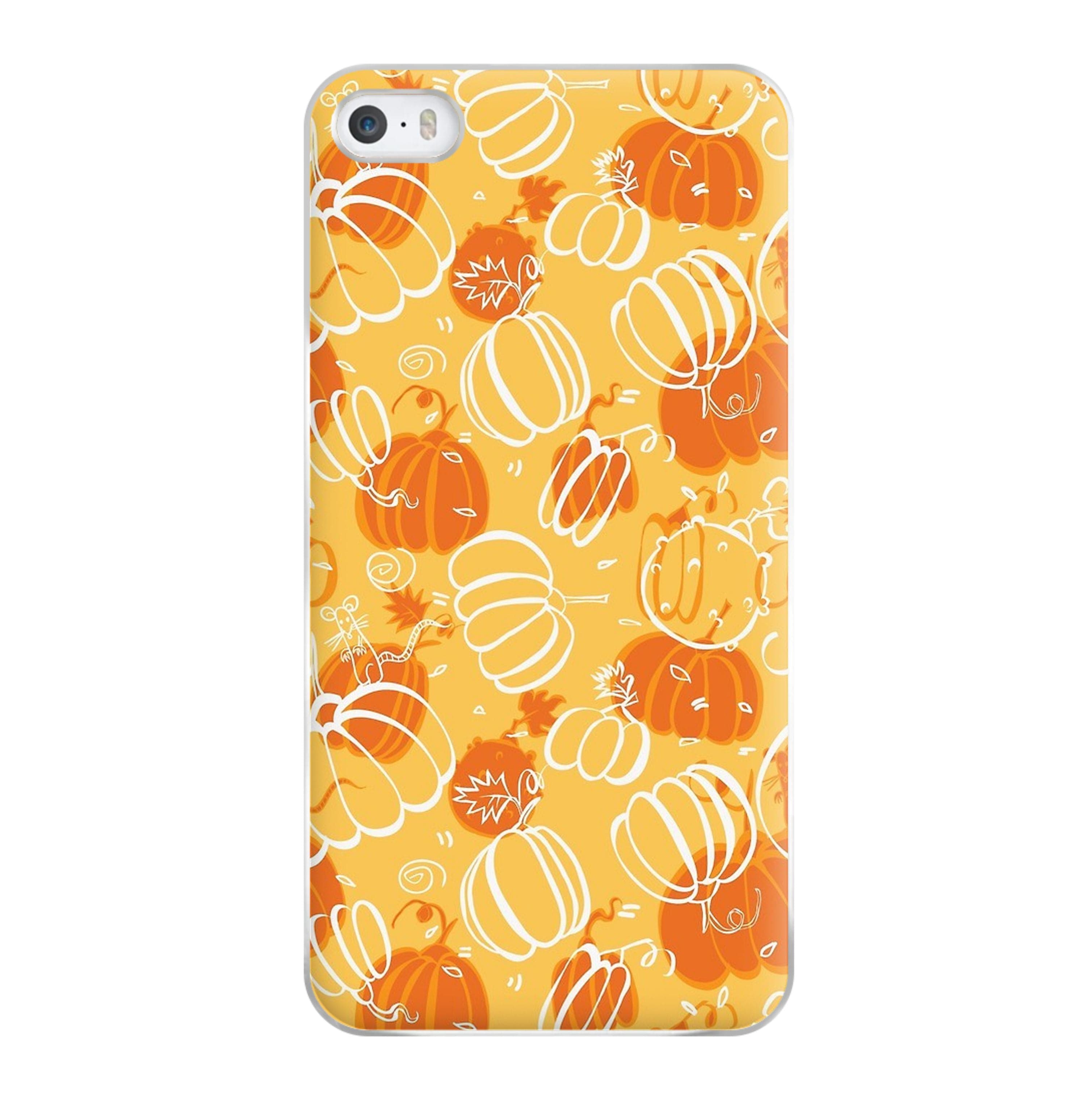 Drawn Pumpkin Pattern Phone Case