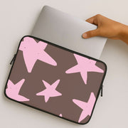 Chocolate & Strawberry Stars Laptop Sleeve 2