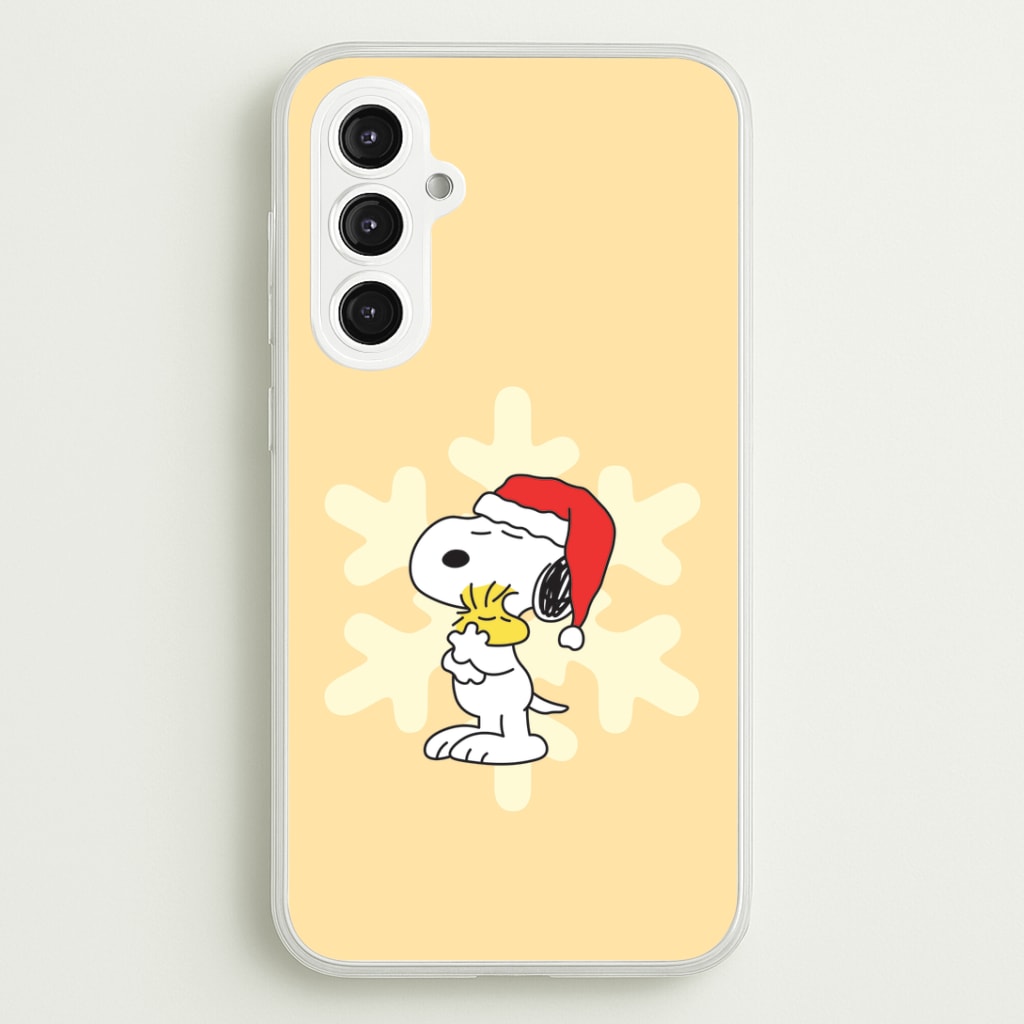 Christmas Cartoon Beagle And Bird  Galaxy S23FE Case