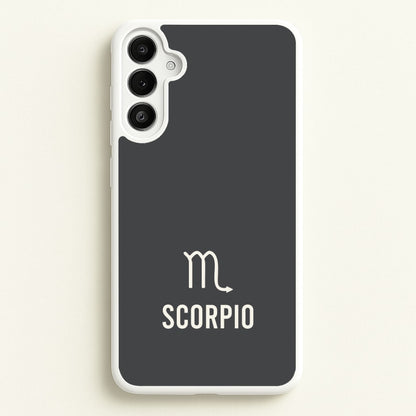 Scorpio Pastel Zodiac Galaxy A34 Case