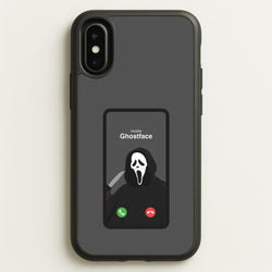 Caller ID Ghostface iPhone X / XS Case