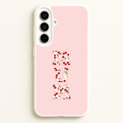 Floral Varsity Mum Galaxy A56 Case