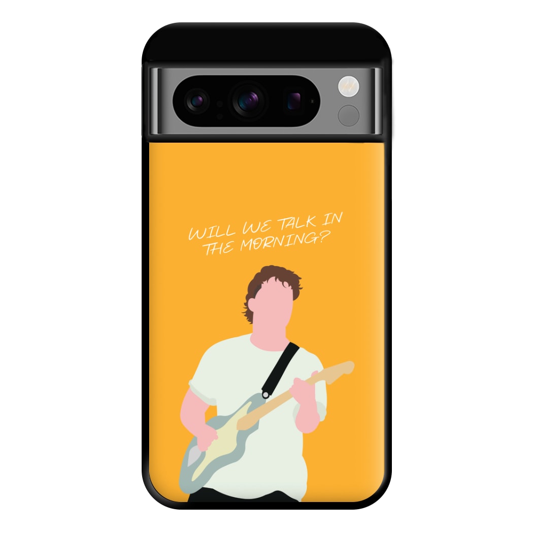 Will We Talk In The Morning Yellow Google Pixel 8 Pro Case
