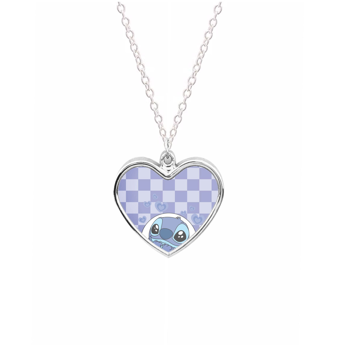 Personalised Cute Blue Alien  Necklace