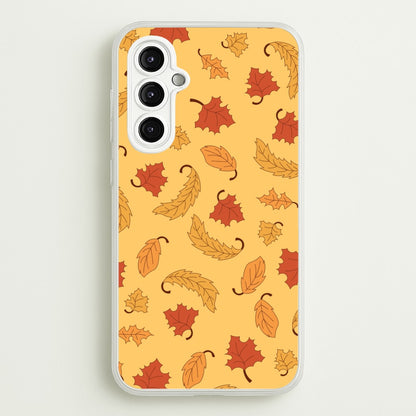 Leaves Assortment Pattern Galaxy A14 Case