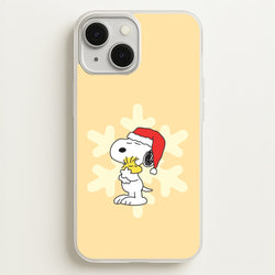 Christmas Cartoon Beagle And Bird  iPhone 13 Mini Case