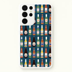 Geometric Brewery Pattern Galaxy S21 Ultra Case