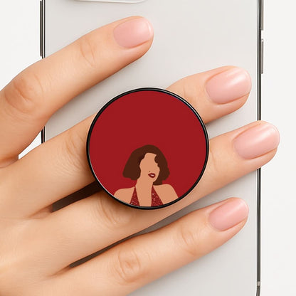 Red Sparkly Dress Phone Grip