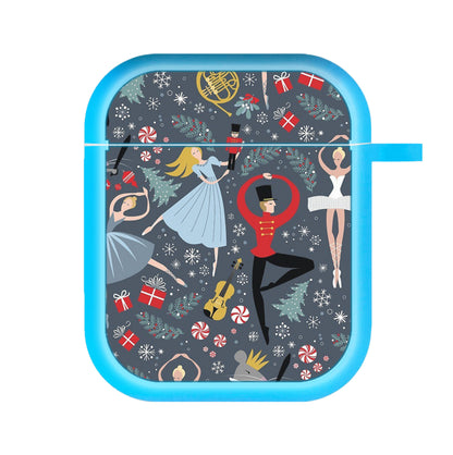 Nutcracker Ballet Pattern - Christmas AirPods Case