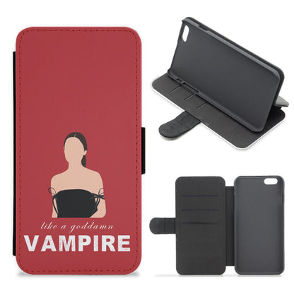 Goddamn Vampire Flip / Wallet Phone Case