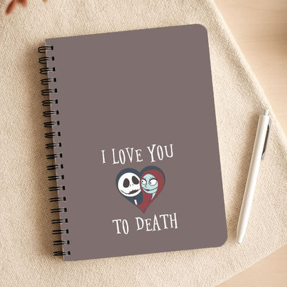 I Love You To Death Heart Notepad