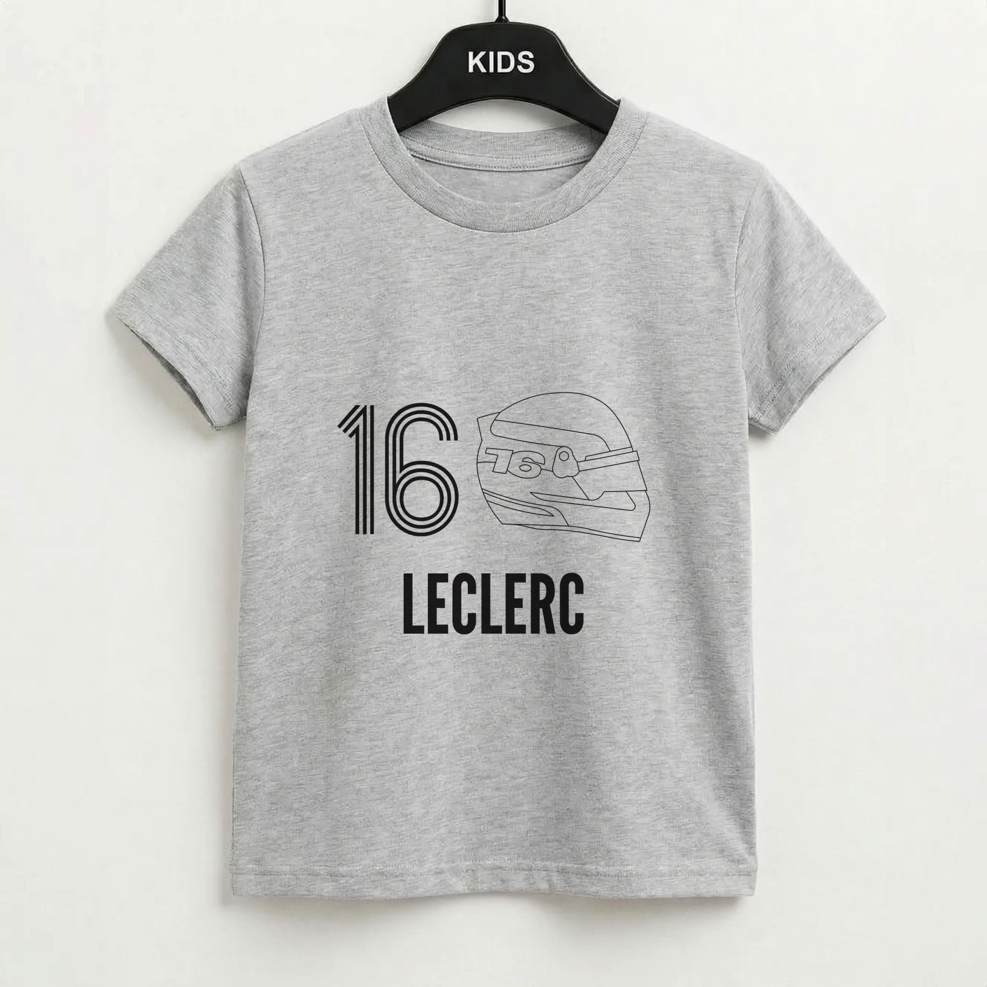 Leclerc Helmet 2026  Grey Kids T-Shirt