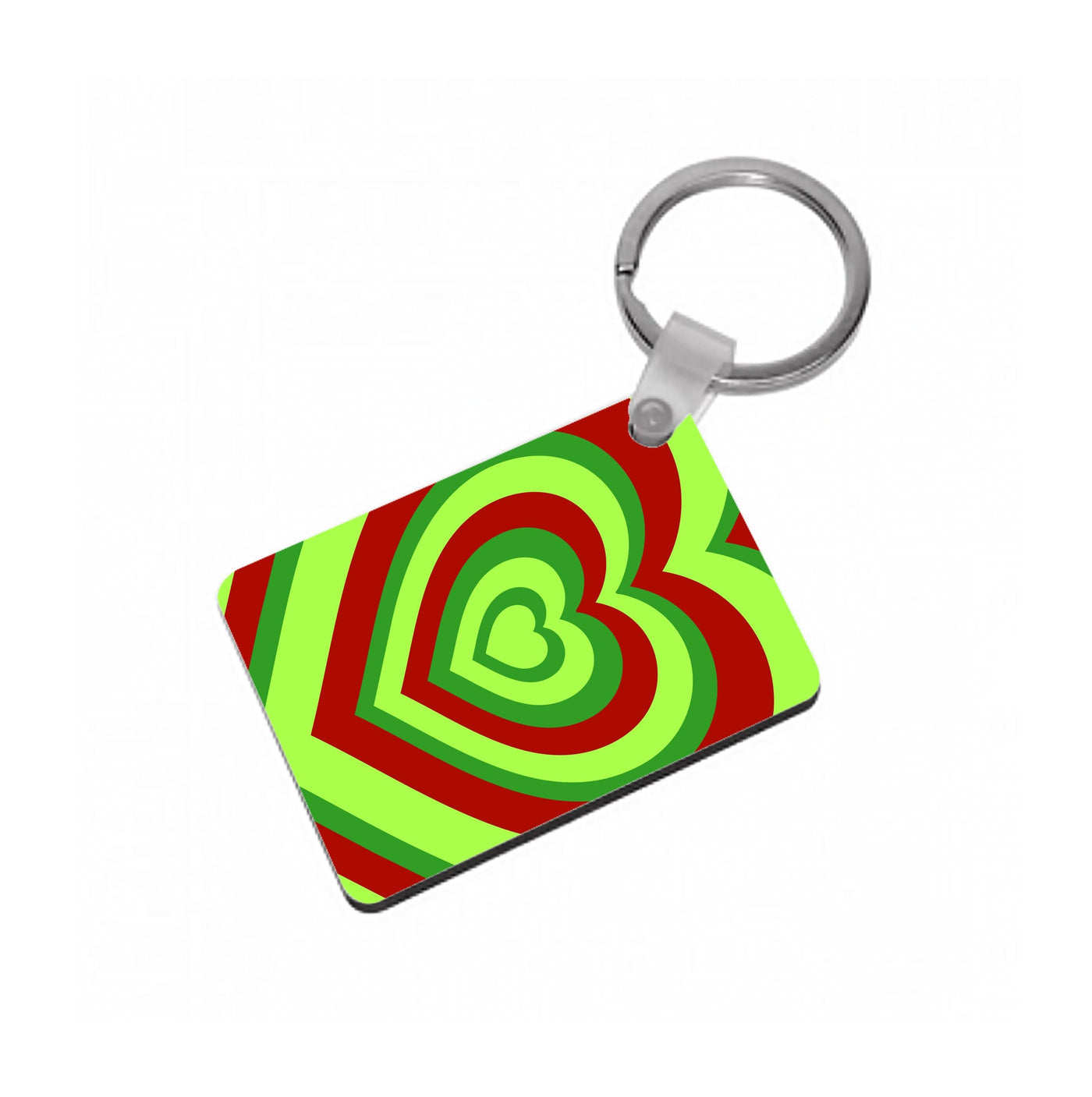 Christmas Pattern 8 Keyring