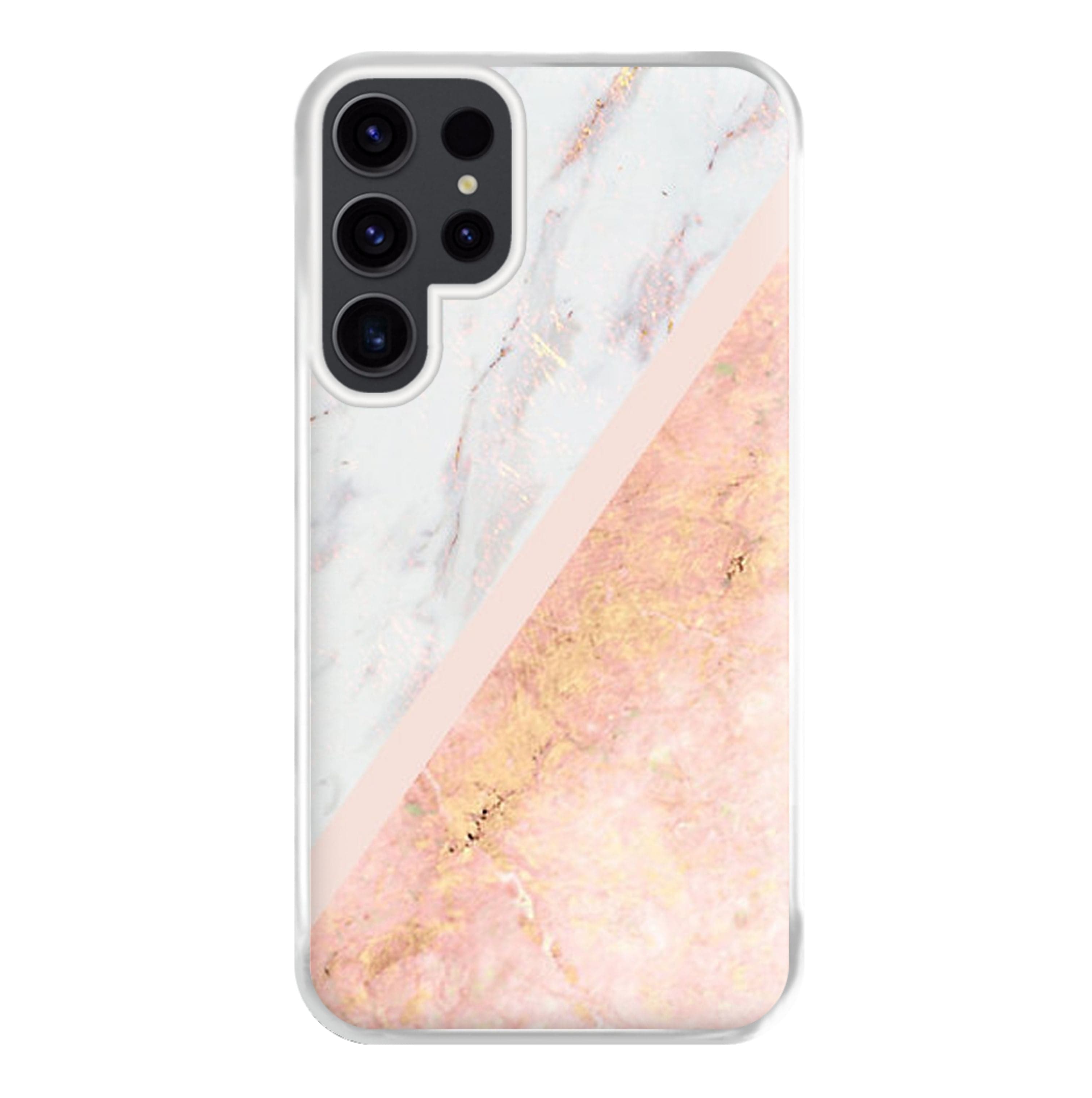 Marble and Rose Gold Phone Case