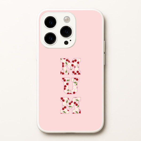 Floral Varsity Mum iPhone 14 Pro Case