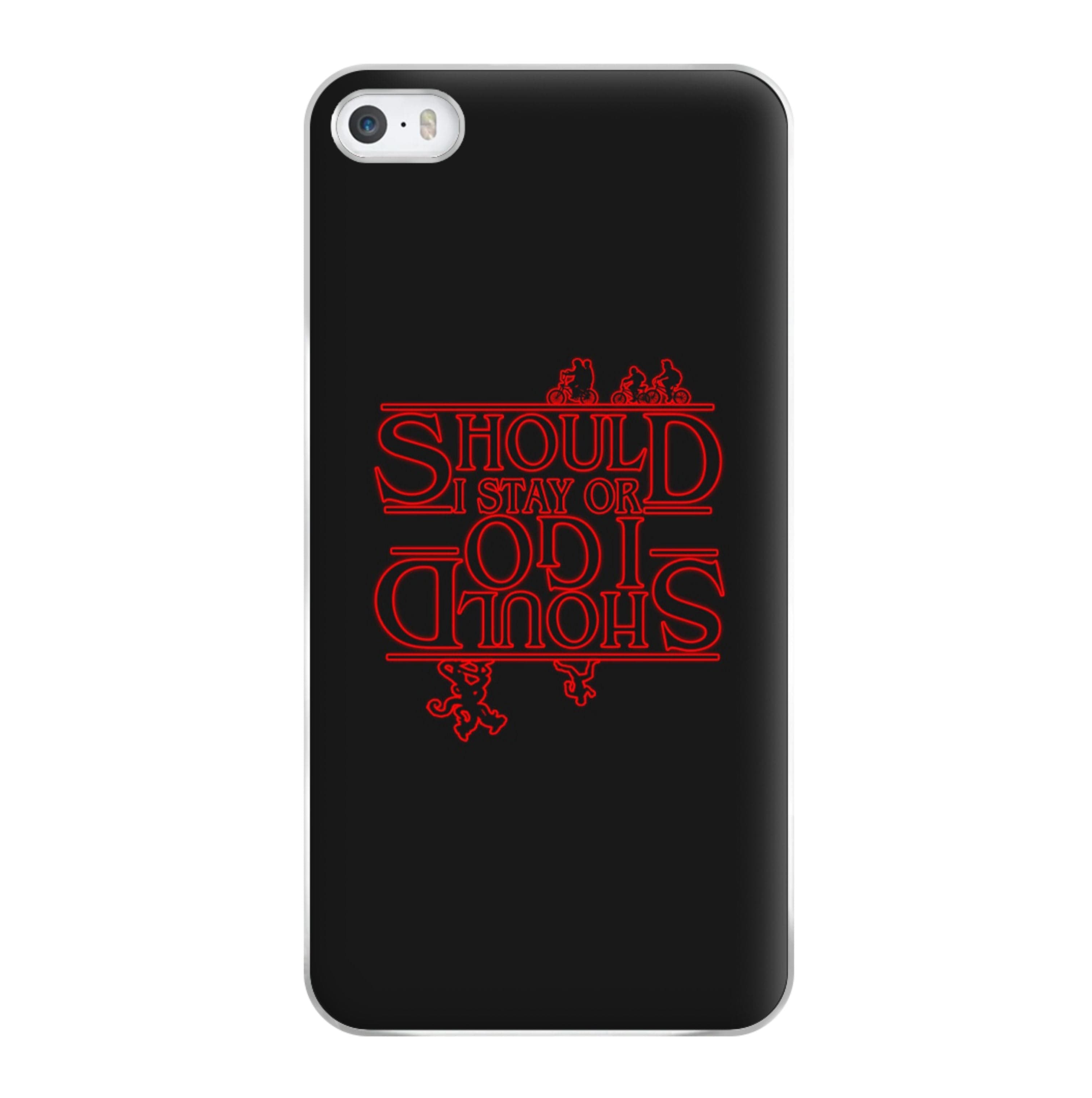 Should I Stay Or Should I Go Upside Down Phone Case