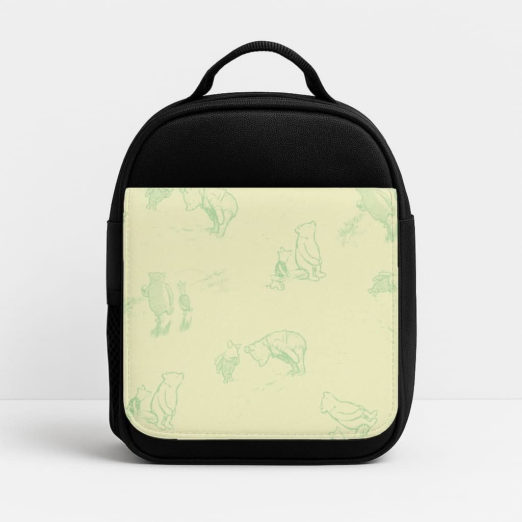 Sketched Winnie Pattern Lunchbox