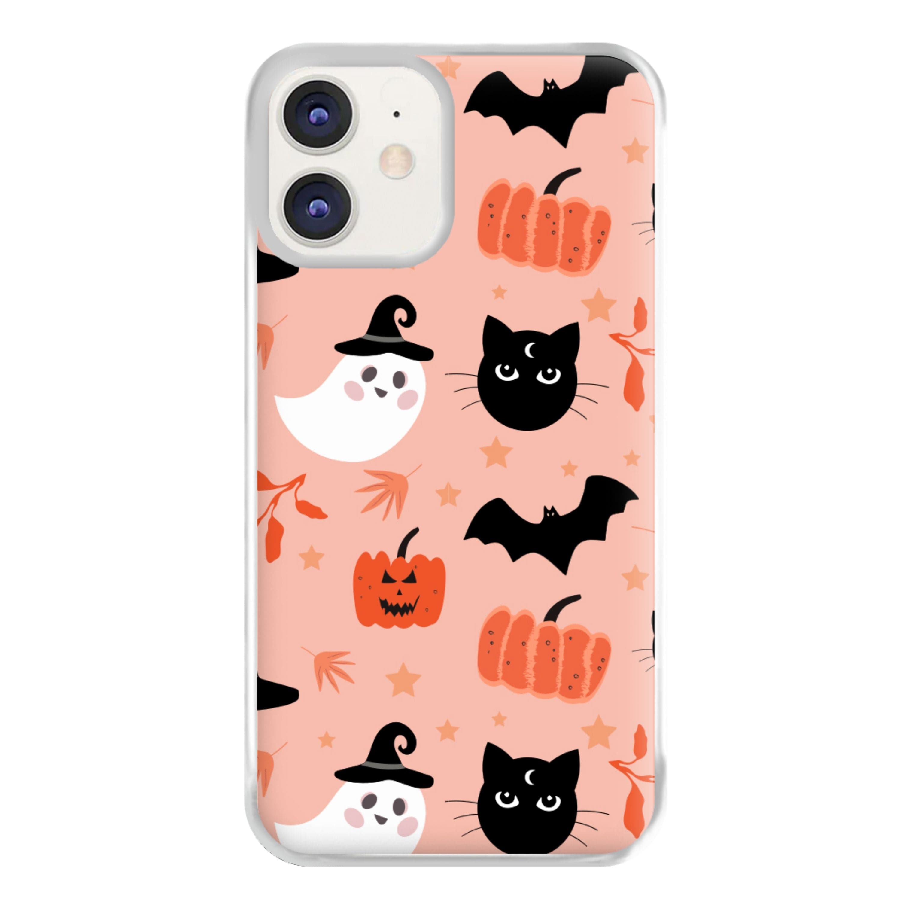 Pretty Pink Halloween Pattern Phone Case