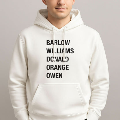 Take Band Members Names Mens Hoodie