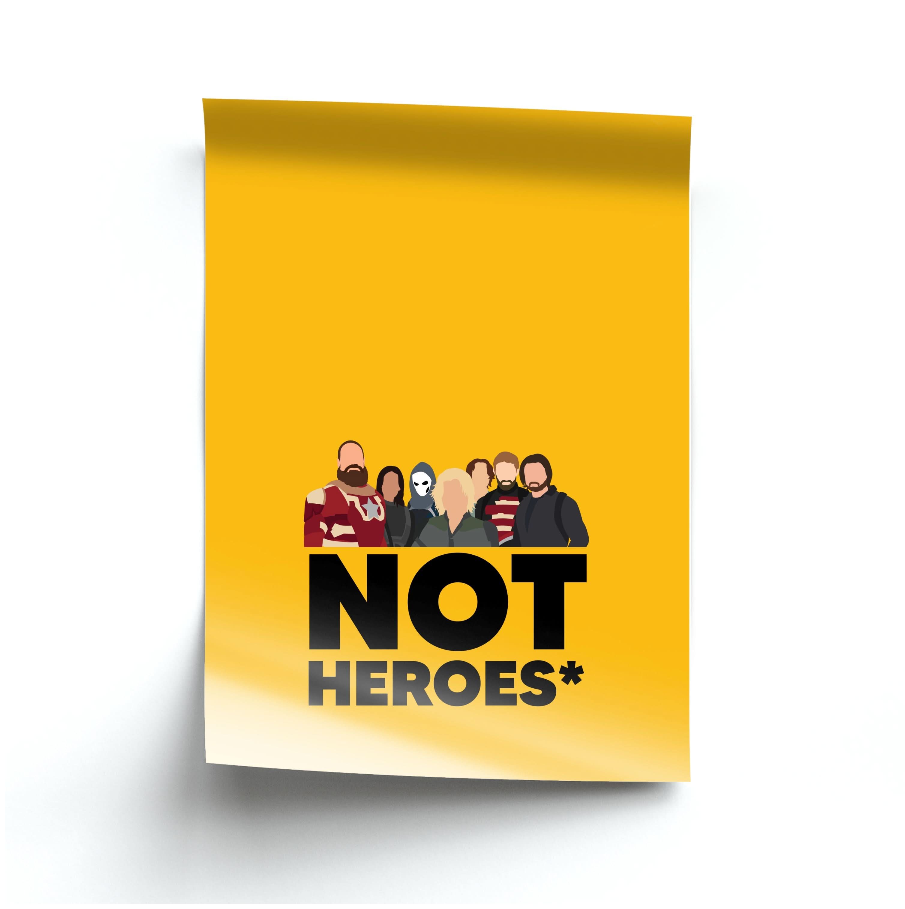 Not Heroes Poster