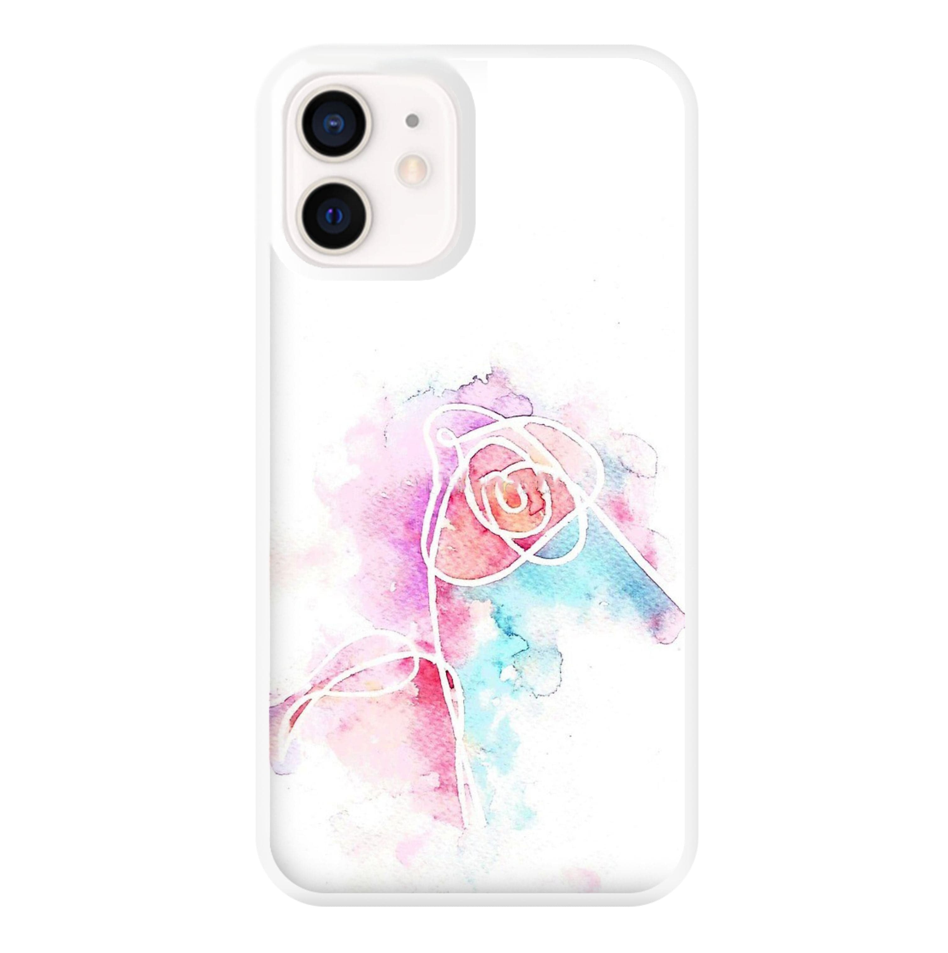 K-Pop Band Love Yourself Watercolour Painting Phone Case