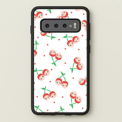Cherry Angels Pattern Galaxy S10 Plus Case