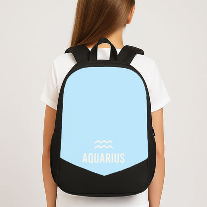 Aquarius Pastel Zodiac School Bag