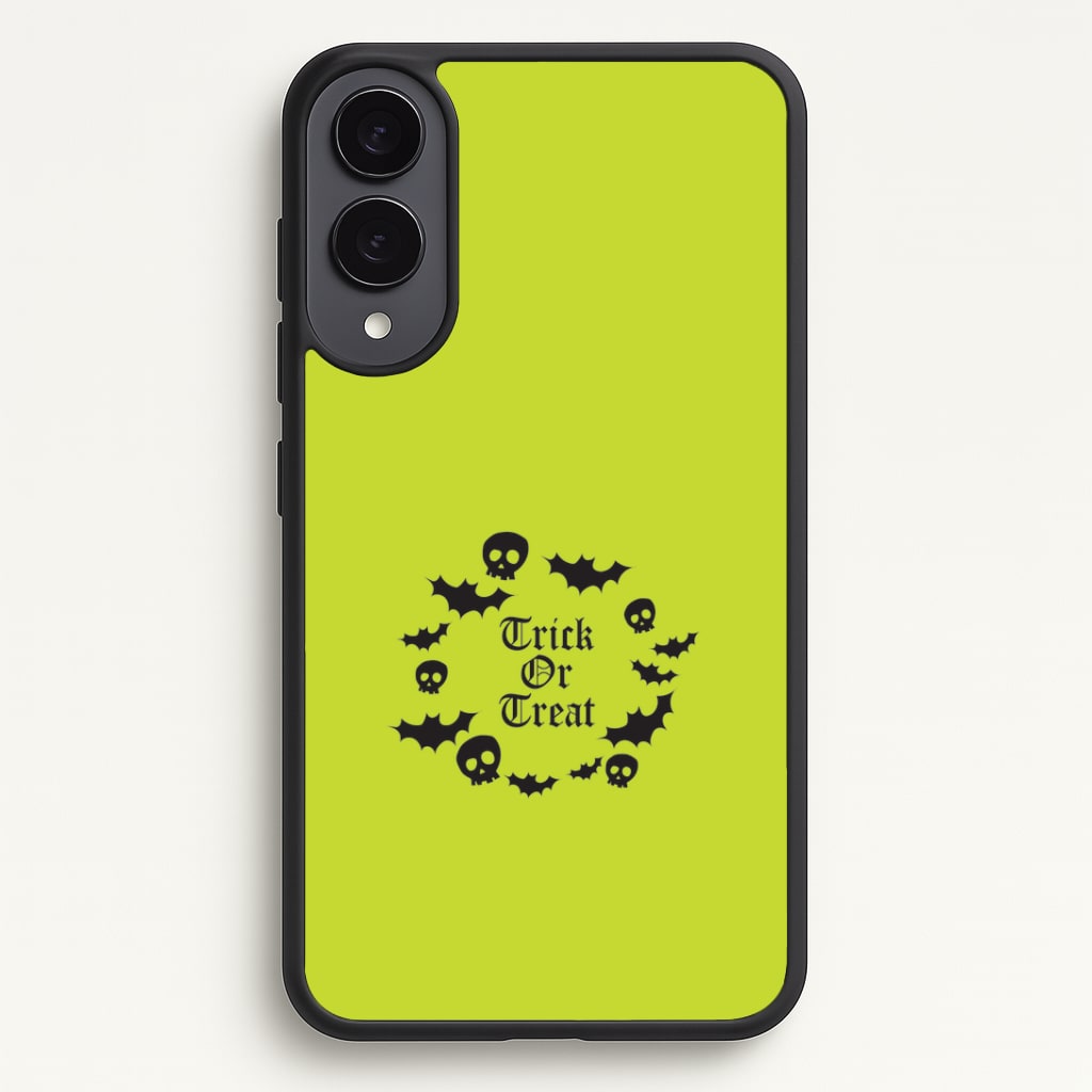 Trick Or Treat Wreath Galaxy S25 Edge Case