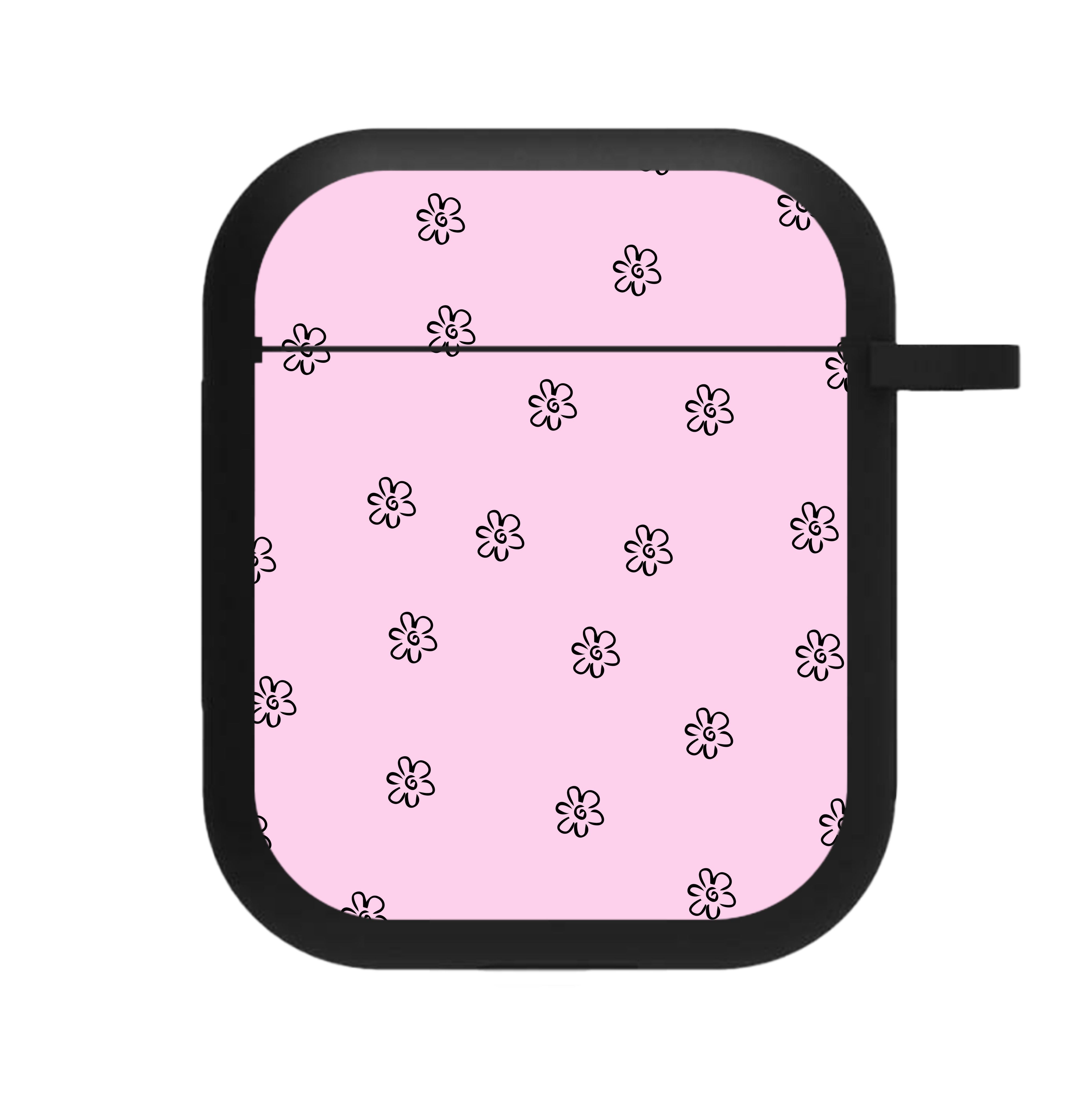 Detail Flower Pattern - Pink AirPods Case