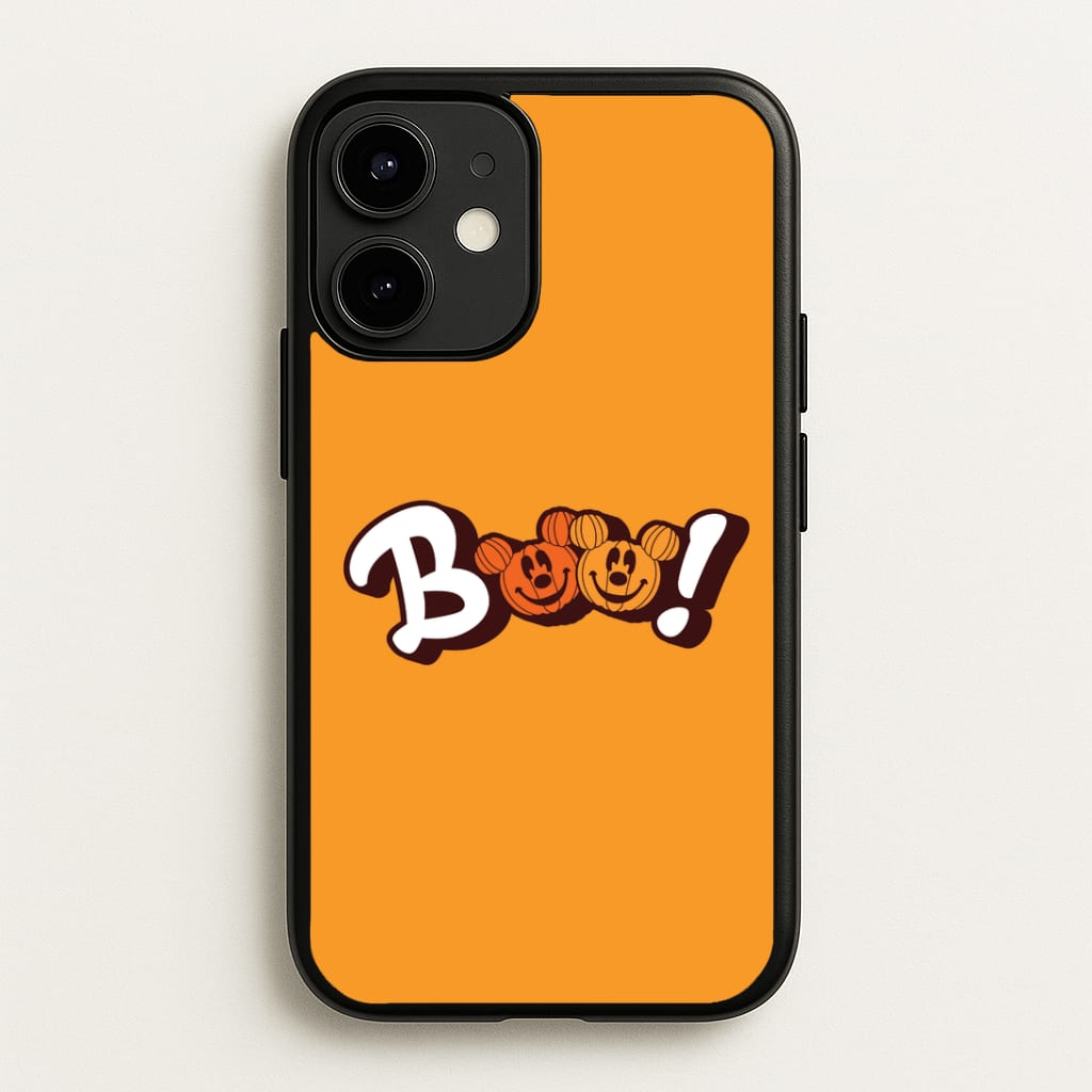 Pumkin Mouse Boo iPhone 12 / 12 Pro Case