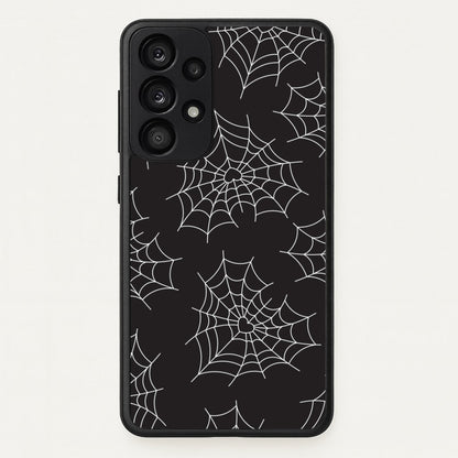 Spiderweb Hearts Pattern Galaxy A53 Case