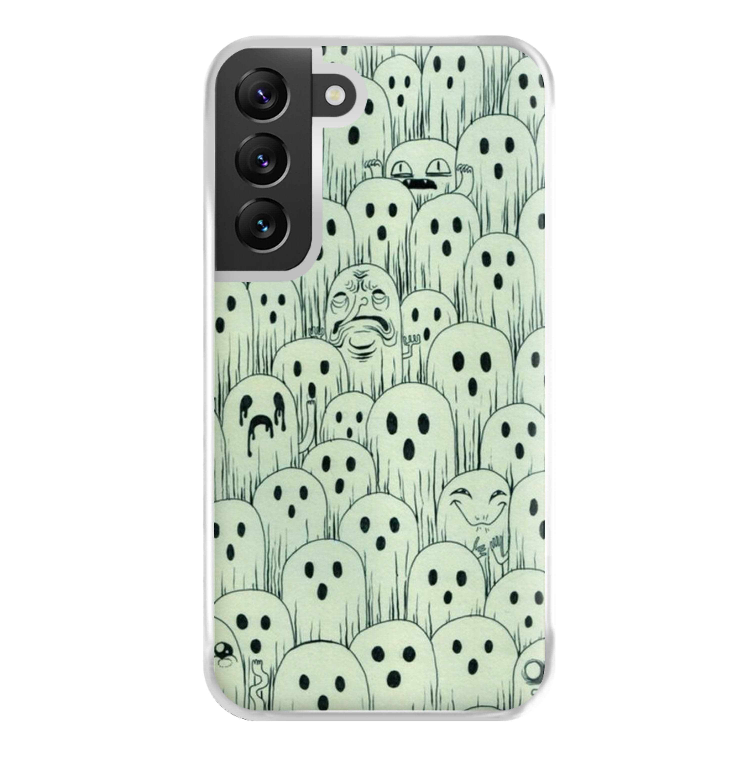 Droopy Ghost Pattern Phone Case