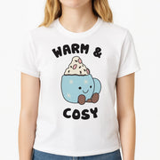 Hot Cocoa Plush Quote T-Shirt 3