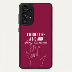 Shiny Diamond Galaxy A33 Case