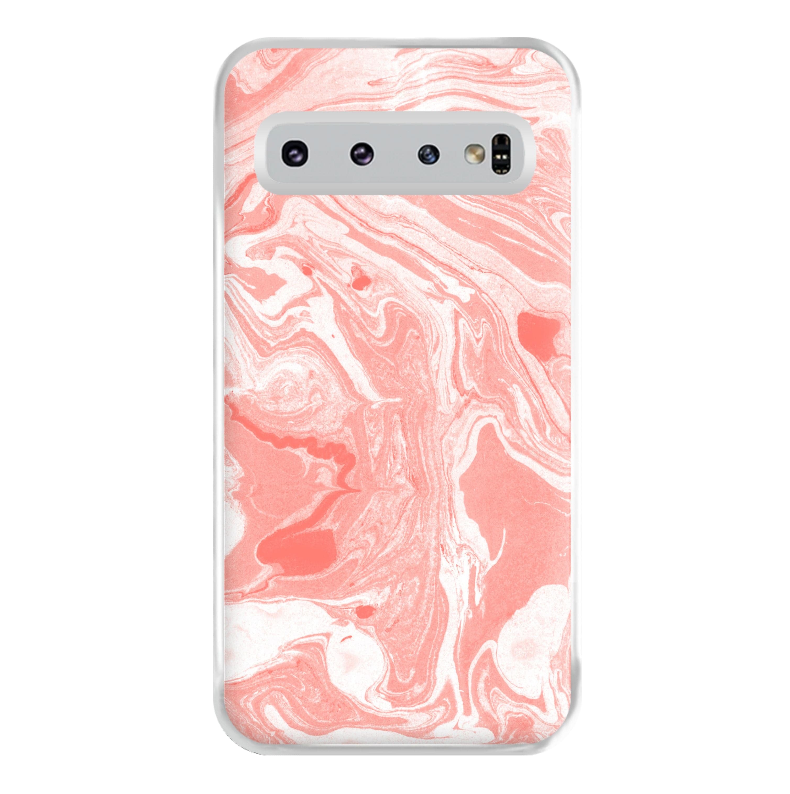 Pink Swirly Marble Phone Case