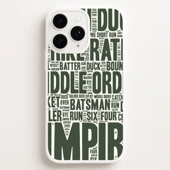 Cricket Wordscape Phone Case