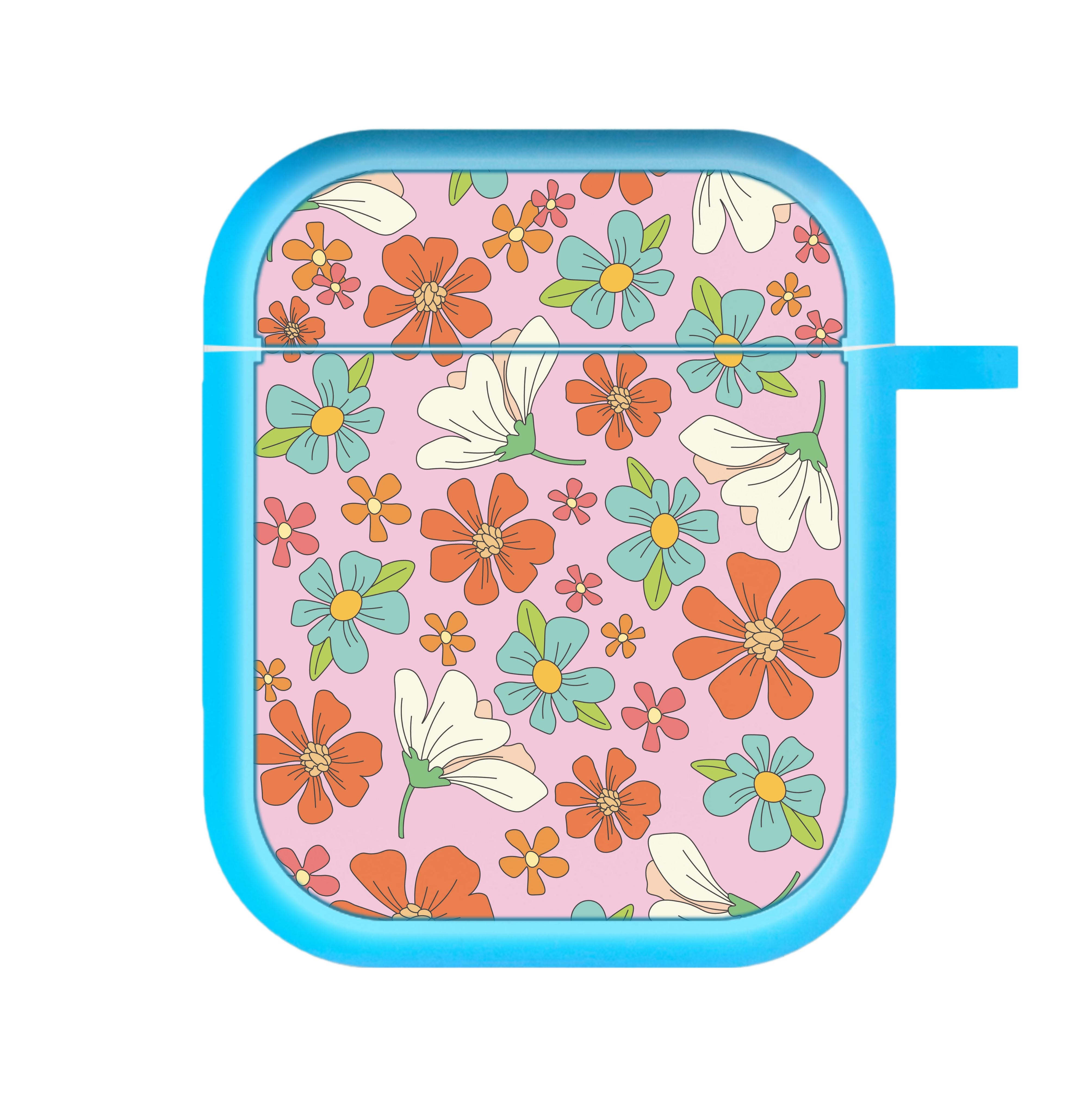 Pink Flower Pattern - Mothers Day AirPods Case