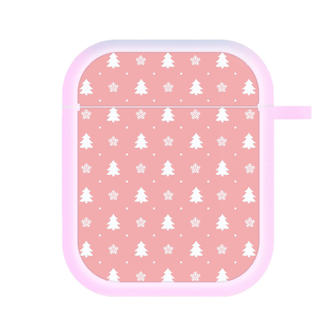 Pink Tree Pattern AirPods Case