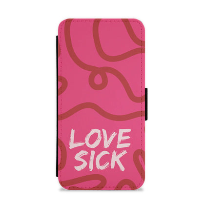 Valentine's Love Sick Flip / Wallet Phone Case