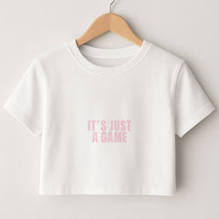 It's Just A Game Crop top