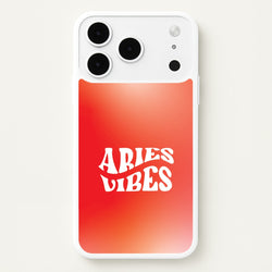 Aries Vibes Gradient Zodiac iPhone 17 Pro Max Case
