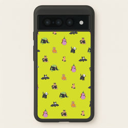 Halloween Plushies Pattern III - Halloween Google Pixel 7 Pro Case