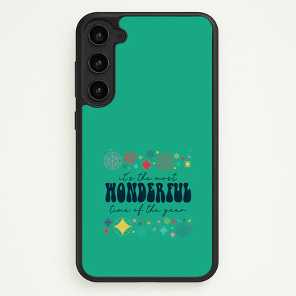 The Most Wonderful Time Of The Year Geometric Galaxy S23 Plus Case