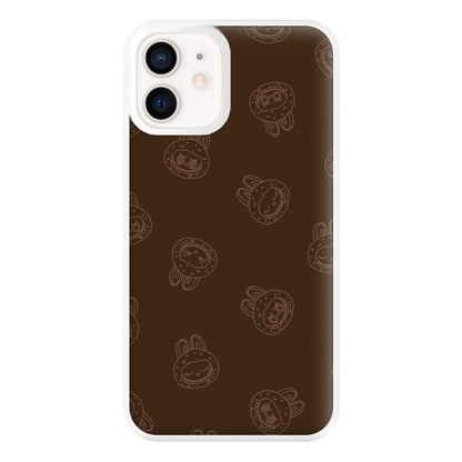 Monsters Outline Pattern I iPhone 12 Mini Case
