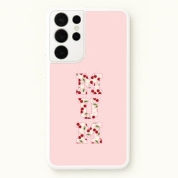 Floral Varsity Mum Galaxy S21 Ultra Case