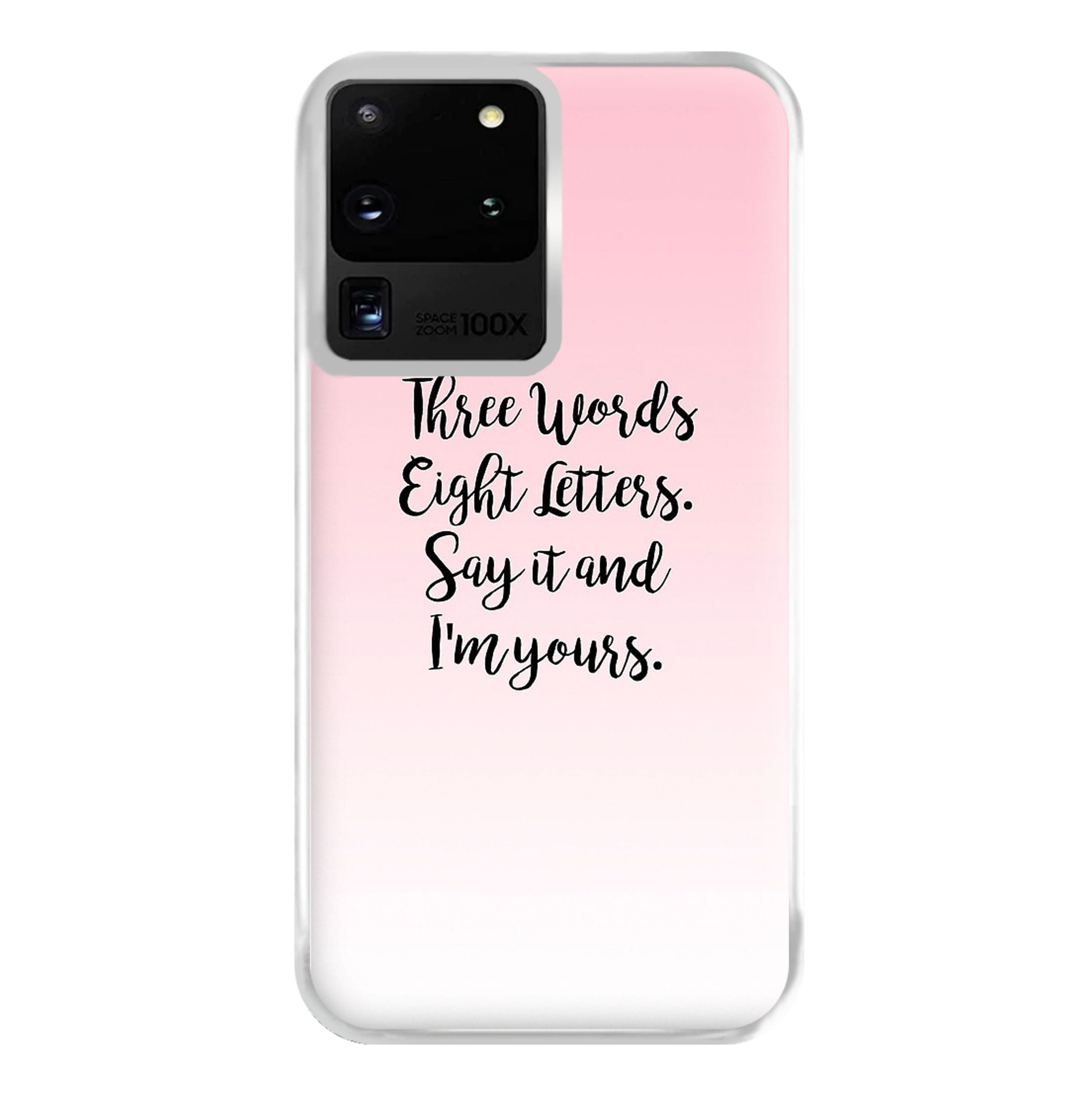 Three Words, Eight Letters - Gossip Phone Case