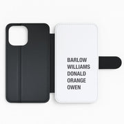Take Band Members Names Flip / Wallet Phone Case 2