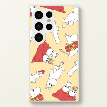 Christmas Mooms Pattern Galaxy S24 Ultra Case