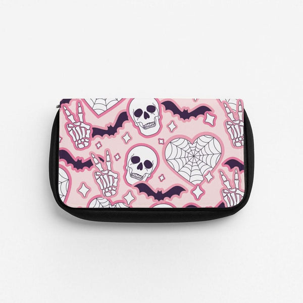 Cute Halloween Stickers Pattern Pencil Case