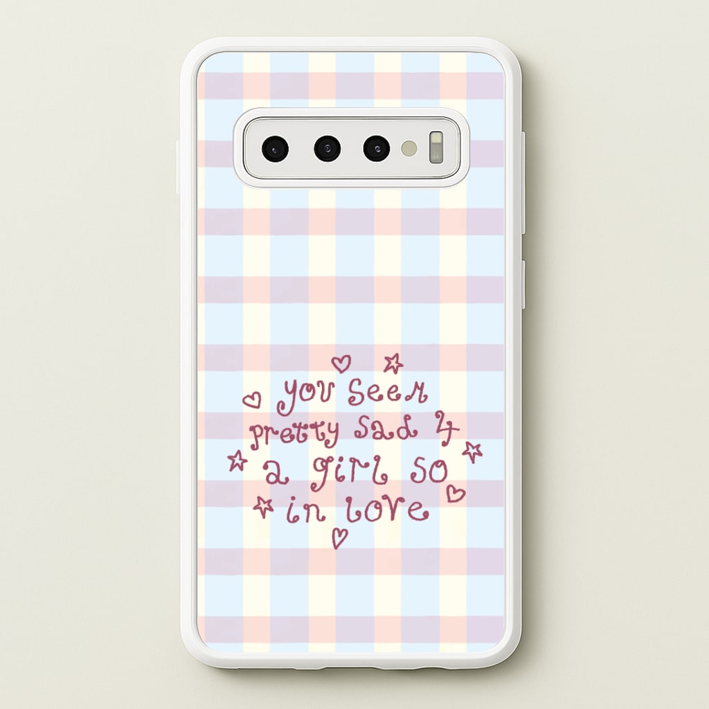 Dreamy Plaid Galaxy S10 Case